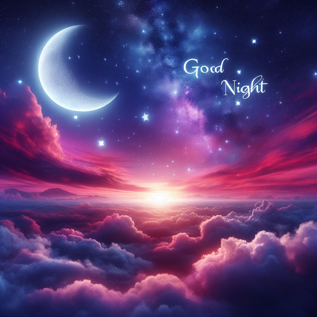 Good-Night-Image-Beautiful-sky-moon-and-stars
